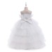 White Tulle Girls' Party Dress AZ001WT