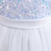White Sequin Girls' Dress AZ002WT