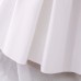 O-Neck Puff Sleeve Flower Girl Dress AZ004WT