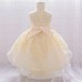 Elegant Champagne Lace Flower Girl Dress AZ005CP