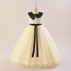 Charming Champagne Tulle Flower Girl Dress AZ006CP