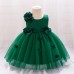 Charming Flower Decorated Party Dress for Girls