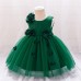 Charming Flower Decorated Party Dress for Girls