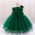 Charming Flower Decorated Party Dress for Girls