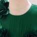 Charming Flower Decorated Party Dress for Girls