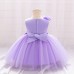 Charming Flower Decorated Party Dress for Girls