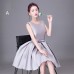 Stylish Gray Short Bridesmaid Dresses RU007