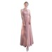 Halter - Neck Chiffon Bridesmaid Dress RU008