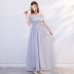 Elegant Strapless Long Bridesmaid Dress RU012