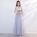 Elegant One Shoulder Long Bridesmaid Dress RU014