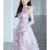Floral Embellished Evening Gown Dress VZ007