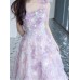 Floral Embellished Evening Gown Dress VZ007