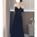 Elegant Off - the - Shoulder Evening Dress VZ009