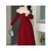 Elegant Off - the - Shoulder Evening Dress VZ009