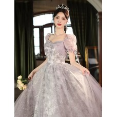 Exquisite Light Gray Evening Dress