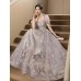 Exquisite Light Gray Evening Dress