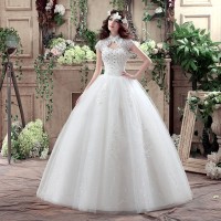 High Neckline Wedding Dress XN077WT
