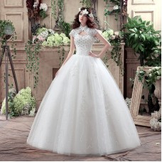 High Neckline Wedding Dress XN077WT