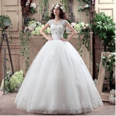 V-neck Wedding Dress XN084WT