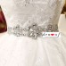 Strapless Wedding Dress with Sparkling Belt XN087WT