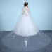 O-neck Wedding Dress with Long Lace XN090WT