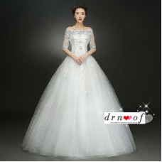 Off-the-Shoulder Wedding Dress XN095WT