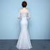 Short Sleeve Mermaid Wedding Dress XN096WT