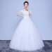 Short Sleeve Wedding Dress XN098WT
