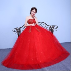 Strapless Ball Gown Wedding Dress XN102RD