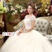 Short-Sleeve Ball Gown Wedding Dress XN103WT