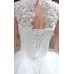 Exquisite High-Neck Lace Wedding Dress XN107WT