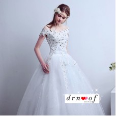 Elegant Off-the-Shoulder Wedding Dress XN109WT