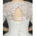 V-Neck Wedding Dress with Lace Sleeves XN111WT