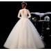 Long Sleeve Ball Gown Wedding Dress XN142WT