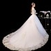 Short Sleeve Wedding Dress with Train XN144WT