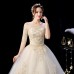Short Sleeve Wedding Dress with Train XN144WT